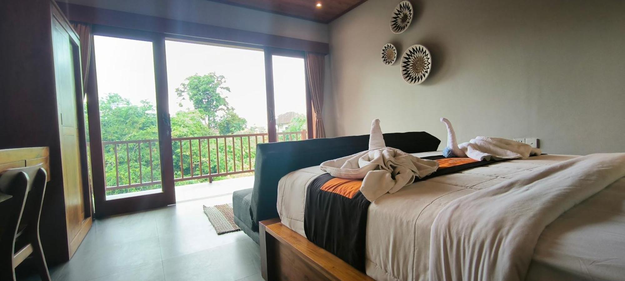 Bhuana Shanti Homestay أوبود الغرفة الصورة